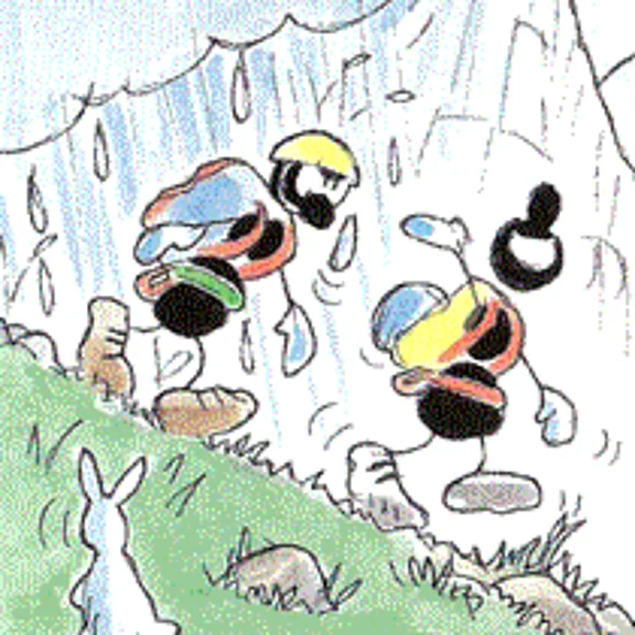 Se il tempo cambia o altri fattori ti consigliano di rinunciare, non te ne vergognare