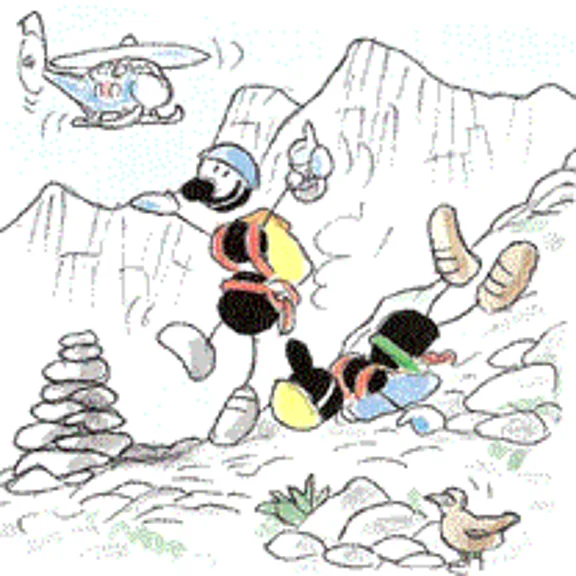 Portati dietro sempre il telefono cellulare e in caso di incidente allerta il Soccorso Alpino attraverso il numero 118